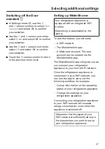 Предварительный просмотр 67 страницы Miele K 2601 V Operating And Installation Instructions