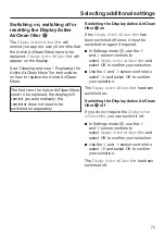 Preview for 75 page of Miele K 2601 V Operating And Installation Instructions