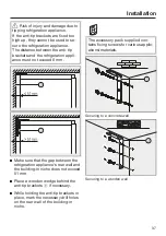 Preview for 37 page of Miele K 2601 Vi Operating And Installation Instructions