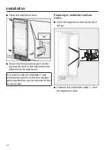 Предварительный просмотр 44 страницы Miele K 2601 Vi Operating And Installation Instructions