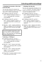 Preview for 75 page of Miele K 2601 Vi Operating And Installation Instructions