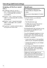 Preview for 76 page of Miele K 2601 Vi Operating And Installation Instructions