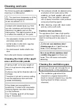 Preview for 38 page of Miele K 28202 D edt/cs Operating And Installation Instructions