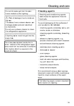 Preview for 39 page of Miele K 31222 Ui Operating And Installation Instructions