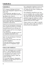 Preview for 52 page of Miele K 31222 Ui Operating And Installation Instructions