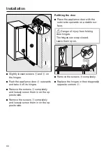 Preview for 60 page of Miele K 31222 Ui Operating And Installation Instructions