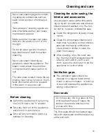 Preview for 15 page of Miele K 3211 S Operating And Installation Manual