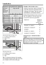 Предварительный просмотр 54 страницы Miele K 32222 i Operating And Installation Instructions