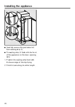 Предварительный просмотр 68 страницы Miele K 32222 i Operating And Installation Instructions