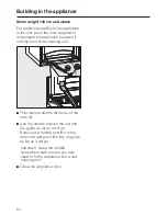 Preview for 64 page of Miele K 34272 iD Operating Instructions Manual