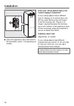 Preview for 68 page of Miele K 34673 iD Operating And Installation Instructions