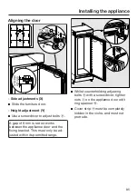 Preview for 85 page of Miele K 34673 iD Operating And Installation Instructions