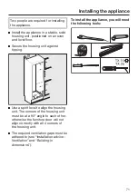 Предварительный просмотр 71 страницы Miele K 35422 iD Operating And Installation Instructions