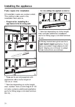 Предварительный просмотр 72 страницы Miele K 35422 iD Operating And Installation Instructions