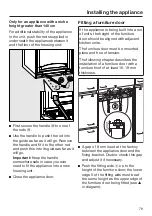 Предварительный просмотр 79 страницы Miele K 35422 iD Operating And Installation Instructions