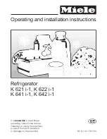 Preview for 1 page of Miele K 621 i-1 Operating And Installation Instructions