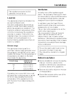 Preview for 29 page of Miele K 621 i-1 Operating And Installation Instructions