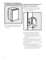 Preview for 34 page of Miele K 621 i-1 Operating And Installation Instructions