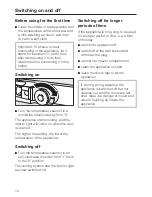 Предварительный просмотр 12 страницы Miele K 621 Ui-1 Operating And Installation Instructions