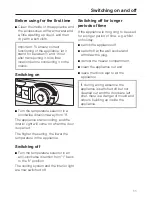 Preview for 11 page of Miele K 621 Ui Operating And Installation Manual