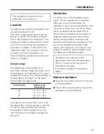 Preview for 29 page of Miele K 621 Ui Operating And Installation Manual