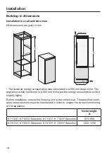 Preview for 18 page of Miele K 7113 F Operating Instructions Manual