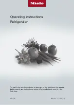 Preview for 1 page of Miele K 7763 E Operating Instructions Manual