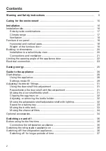 Preview for 2 page of Miele K 7763 E Operating Instructions Manual