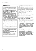 Preview for 16 page of Miele K 7763 E Operating Instructions Manual