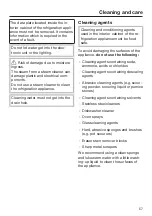 Preview for 57 page of Miele K 7763 E Operating Instructions Manual