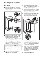 Предварительный просмотр 36 страницы Miele K 821 i Operating And Installation Manual