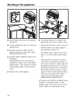 Предварительный просмотр 38 страницы Miele K 821 i Operating And Installation Manual