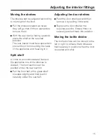 Preview for 15 page of Miele K 841i Operating And Installation Manual