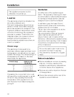 Preview for 30 page of Miele K 841i Operating And Installation Manual