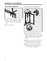 Предварительный просмотр 32 страницы Miele K 851 iD Operating And Installation Manual