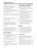 Preview for 20 page of Miele K 8682 SD Operating And Installation Manual