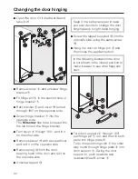 Предварительный просмотр 32 страницы Miele K 8952 SD ed-1 Operating And Installation Instructions