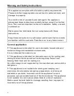 Preview for 4 page of Miele K 9122 Ui Operating And Installation Instructions