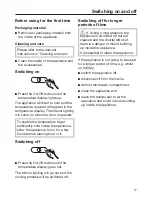 Preview for 17 page of Miele K 9122 Ui Operating And Installation Instructions