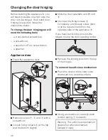 Preview for 36 page of Miele K 9252 i Operating And Installation Manual