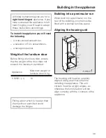 Предварительный просмотр 39 страницы Miele K 9252 i Operating And Installation Manual