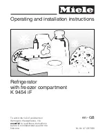 Preview for 1 page of Miele K 9454 iF Operating And Installation Manual