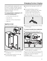 Предварительный просмотр 43 страницы Miele K 9457 iD-4 Operating And Installation Manual