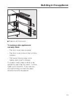 Предварительный просмотр 53 страницы Miele K 9457 iD-4 Operating And Installation Manual