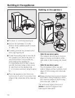 Предварительный просмотр 50 страницы Miele K 9554 iDF Operating And Installation Instruction