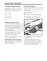 Preview for 62 page of Miele K303 Instructions Manual