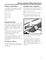 Preview for 73 page of Miele K303 Instructions Manual