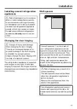 Preview for 19 page of Miele KD 4050 E el Active Operating Instructions Manual