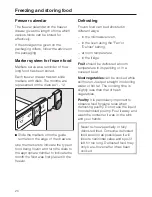 Preview for 20 page of Miele KD 673 i Operating And Installation Manual