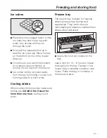 Preview for 21 page of Miele KD 673 i Operating And Installation Manual